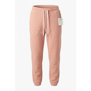 Mohnton Made Womens Peach Heather Recycled Cotton Jogger Sweatpants XS USA